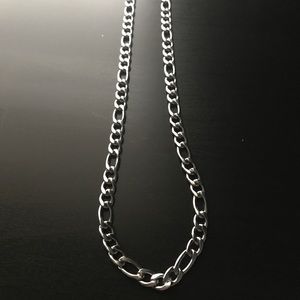 Silver Figaro Chain 18 Inch